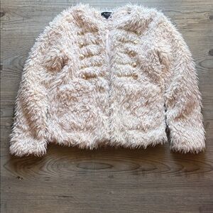 Bardot Junior light pink Faux Fur Jacket